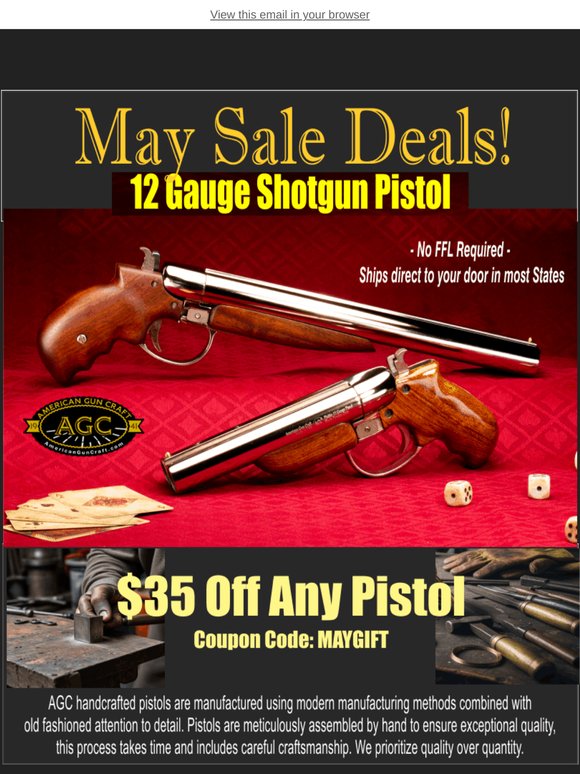 Sawed Off Shotguns $35-$75 OFF - as low as $73.83/mo. with Credova