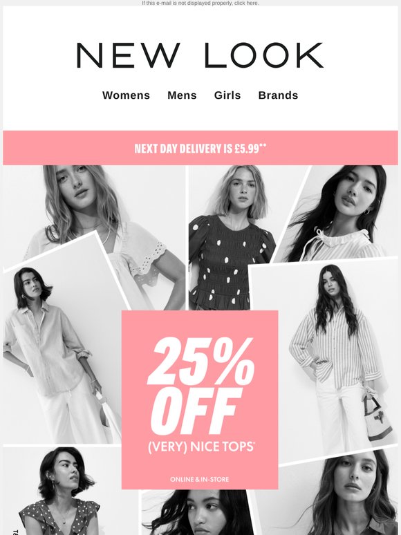 25% off (very) nice tops
