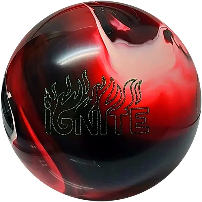 Image of Epic Ignite Solid Red White Black Bowling Ball