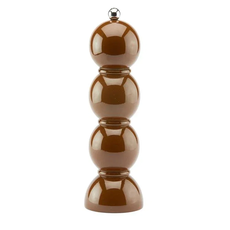 Image of Chocolate Bobbin Lacquer Salt or Pepper Mill