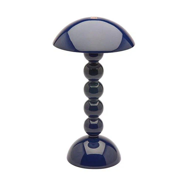 Image of Navy Lacquer Rechargeable Bobbin LED Lamp