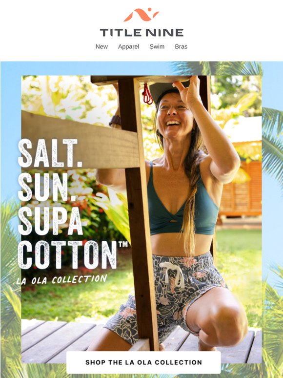 Meet La Ola: Quick-dry layers for water women ���