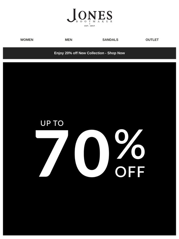 Up to 70% off holiday-ready styles