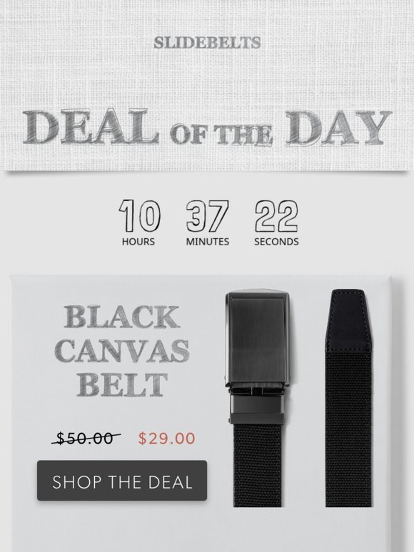 DEAL of the DAY⚡Canvas Belt 40% OFF!🏌️‍♂️