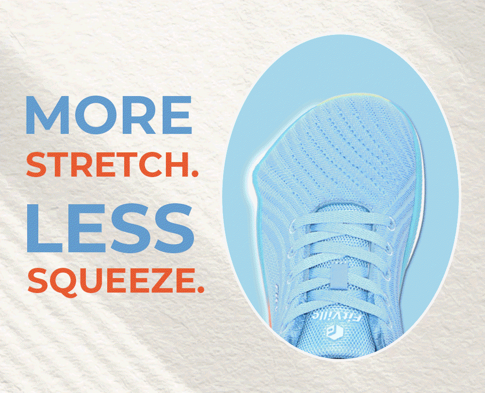 MORE STRETCH.  LESS SQUEEZE.