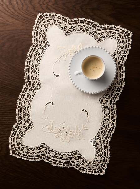 Lacework Linen Small Oblong Placemats (Set of 4)