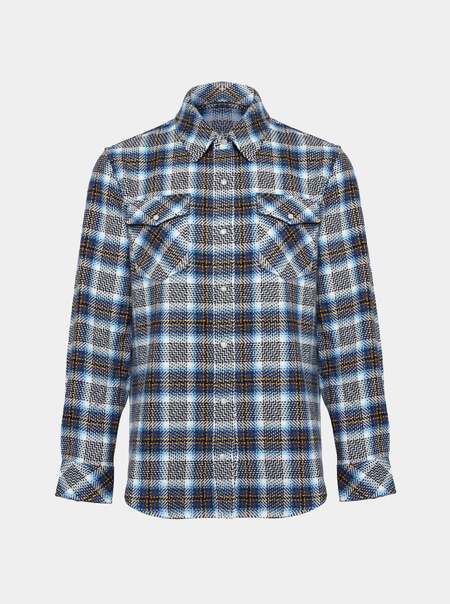 Lightning Storm Tartan Cashmere Shirt