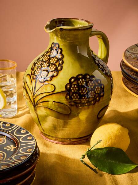 Trail Cardamom Slipware Jug