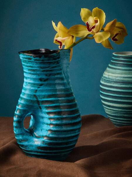 1950s Accolay Handled Vase