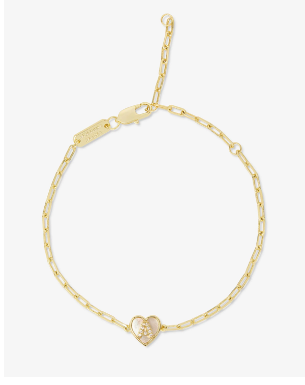 Love Letters Heart Bracelet
