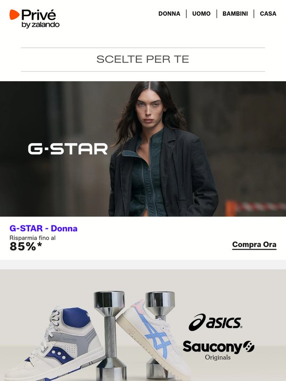 G-Star, Saucony Originals e Clarks ⎪ Inizia la caccia alle offerte