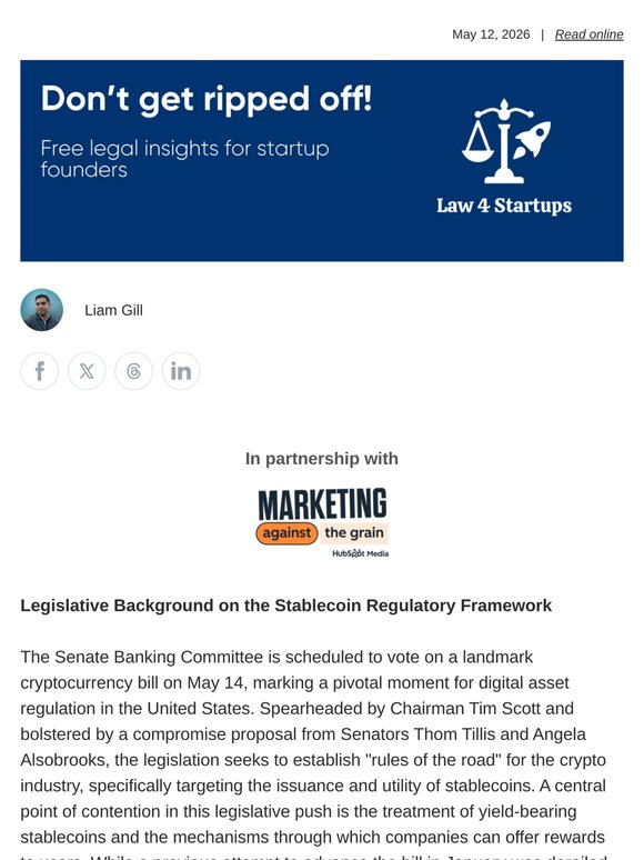 ⚖️ New Crypto Bill To Get Voted On This Week