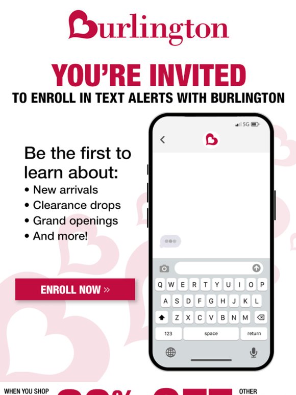 You're invited! Sign up for Burlington Alerts TODAY!
