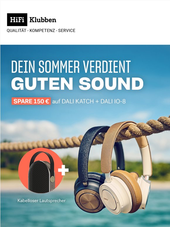Füll den Sommer mit tragbarem Sound, entdecke unsere Paketangebote