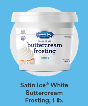 Satin Ice White buttercream frosting