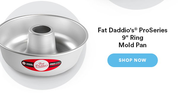 Fat Daddio's ProSeries 9' ring mold pan. Shop Now.
