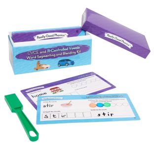 Image of Really Good Phonics™ CVCE and R-Controlled Vowels Word Segmenting and Blending Kit