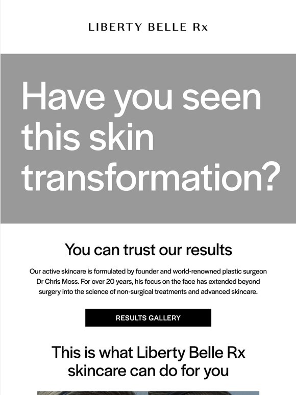 Have you seen this skin transformation?