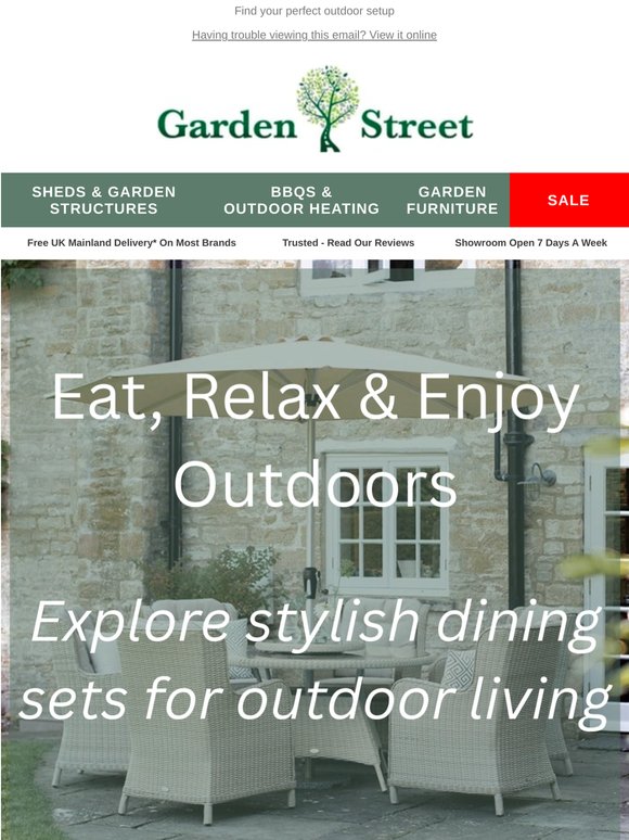 Garden Dining Sets You’ll Love All Summer