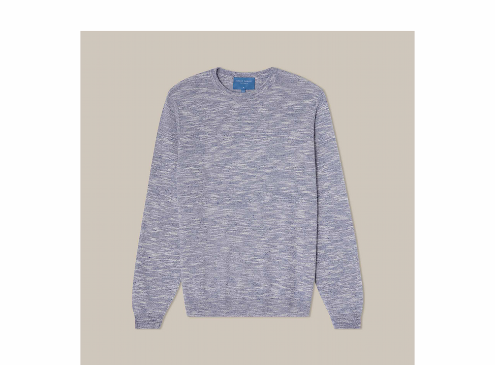 Robbins Linen Silk Crewneck Sweater