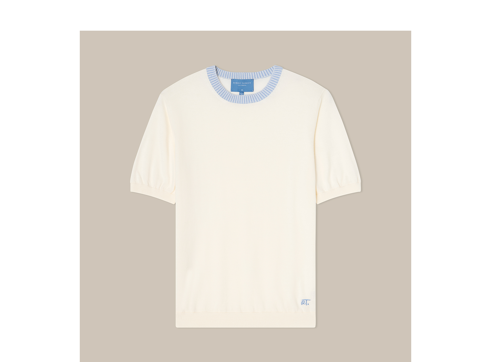 Gibson Cotton Cashmere Short Sleeve Crewneck Sweater