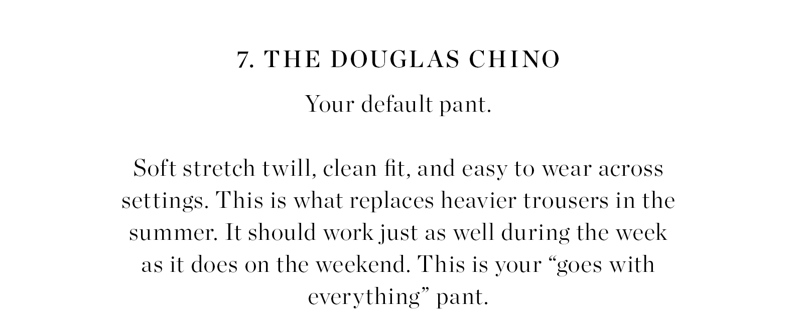Douglas Chino Pant