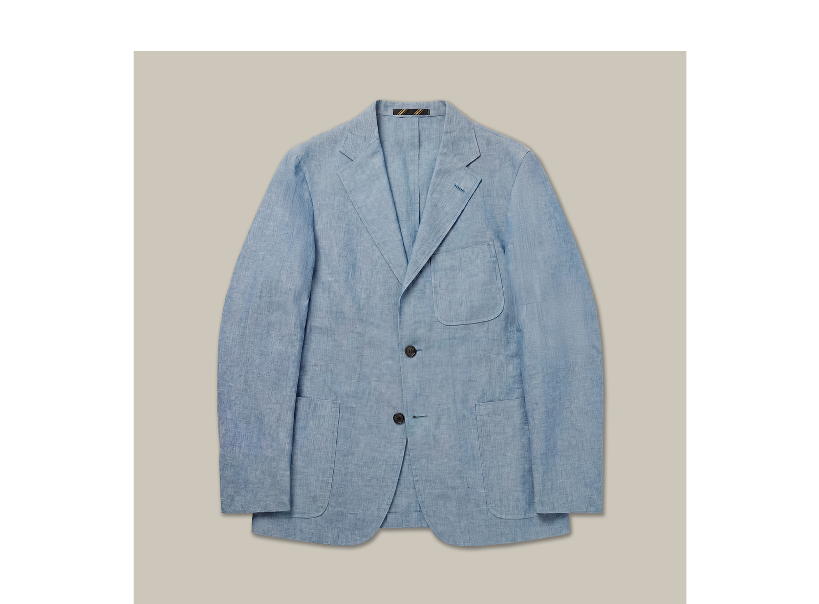 Clarke Linen Chambray Unconstructed Blazer