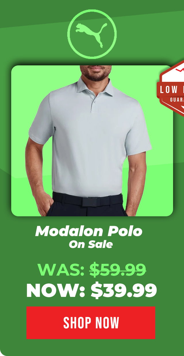 PUMA Modalon Golf Polo - ON SALE