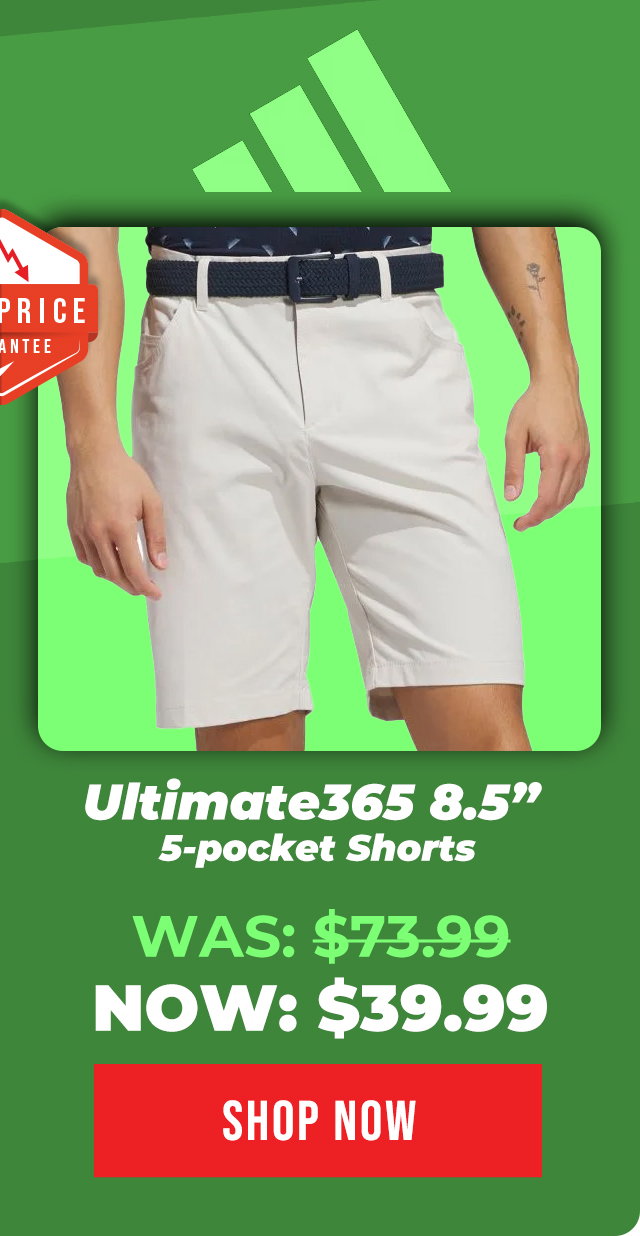 adidas Ultimate365 8.5 Inch Five-Pocket Golf Shorts - ON SALE