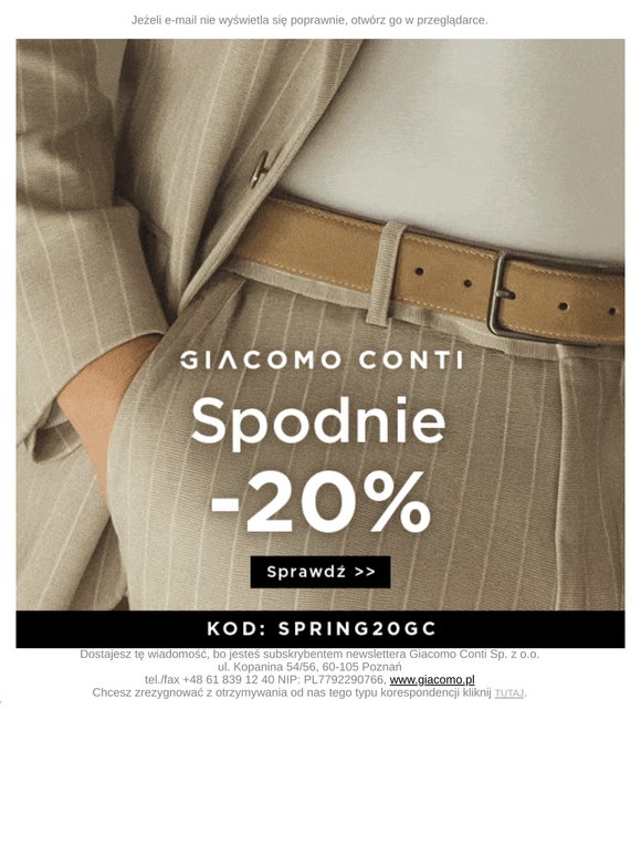 Spodnie -20% >> Sprawdź teraz 🚨