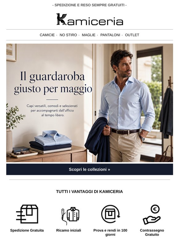 Il guardaroba giusto per maggio