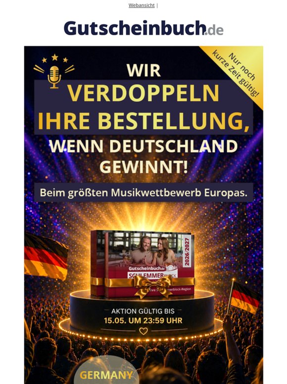 GRATIS-Verdopplung und neuen Schlemmerblock 2026/2027 ab 9,99 € sichern!
