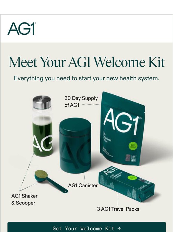 Get your welcome kit for wellness success