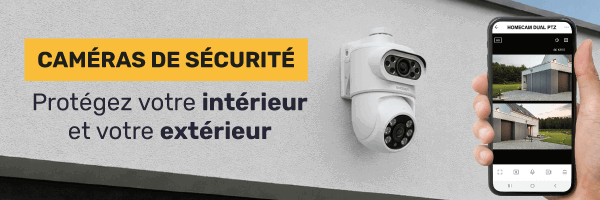 Protégez votre domicile avec nos caméras pour extérieur ou intérieur