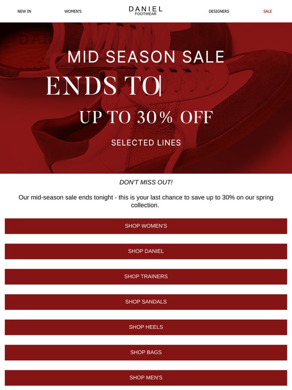 Last 6 Hours To Save Up To 30%