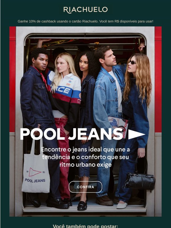 Sua próxima parada: Pool Jeans 🚉
