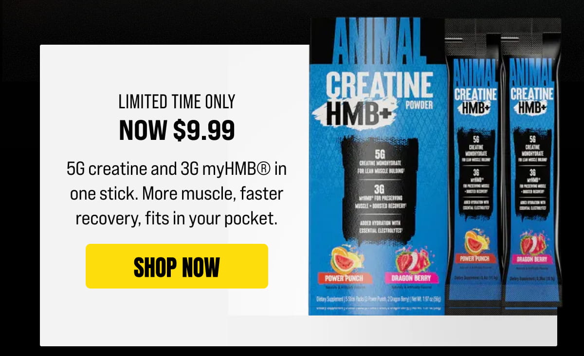 ANIMAL CREATINE HMB+ STICK PACK