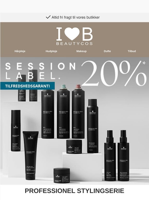 Vi har fået Schwarzkopf Session Label 👀 Spar 20%