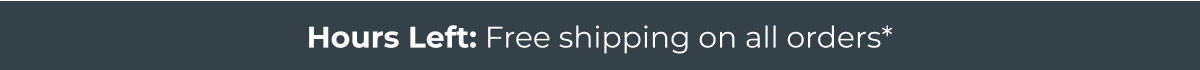 Free Shipping on all orders