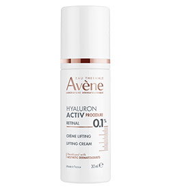 Avène Hyaluron Activ Procedure Retinal 0.1% lifting cream in white 30ml airless pump bottle