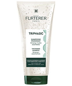 René Furterer Triphasic Thickening Shampoo tube with ginseng & essential oils for hair re-thickening