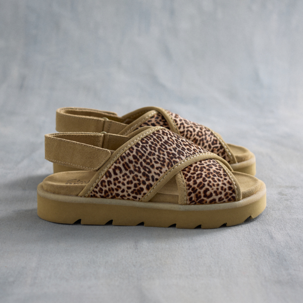Clarks Originals Meare Cross Leopard Print