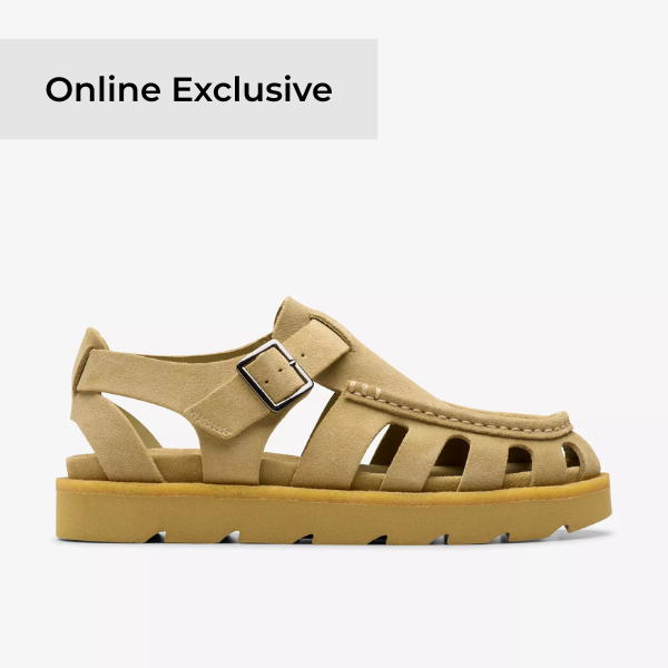 Clarks Originals Meare Buckle Dark Maple Suede