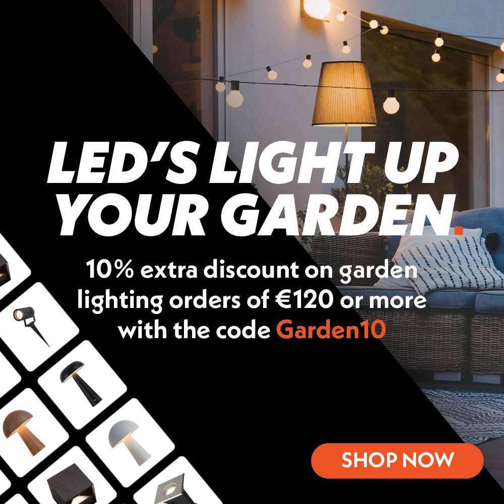 Image for the new campaign „LEDs LIGHT UP YOUR GARDEN“