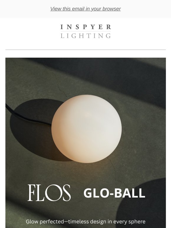Soft Light, Endless Possibilities — FLOS Glo-Ball