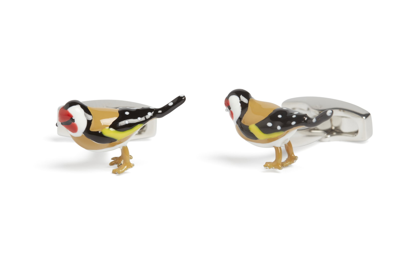 Goldfinch cufflinks