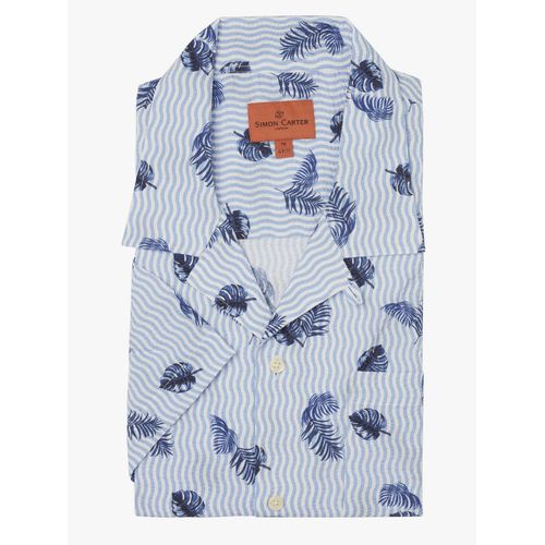 Wave Seersucker Shirt - L
