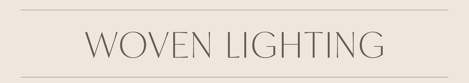 Woven Lighting