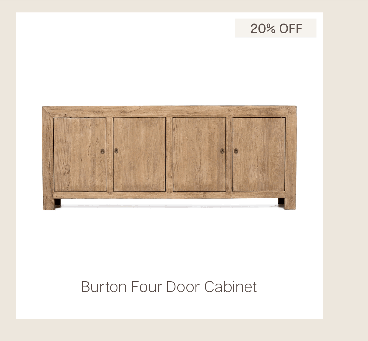 Burton Four Door Cabinet