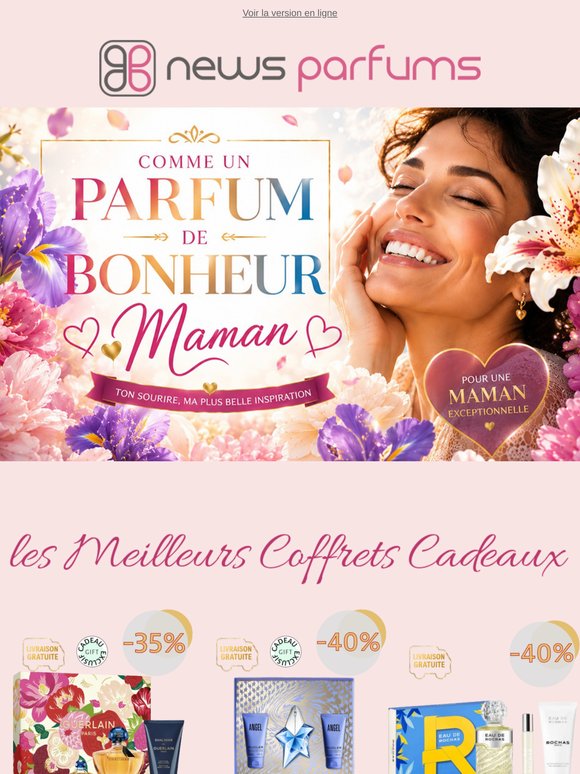 💝 Fête des Mères : nos meilleurs bons plans parfum vous attendent